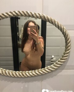 Brunette angel shows off all of her bits