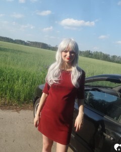 Beautiful blonde wants you in her car