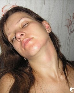 Beauty at the office busts out her toy