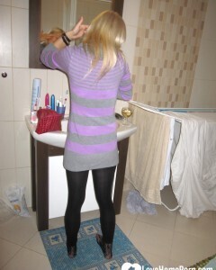 Sexy posing before I go to work