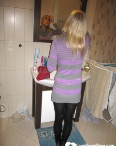 Sexy posing before I go to work