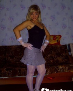 Lust beauty in stockings teases the camera