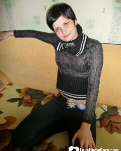 Smoking babysitter displays her pussy for the job