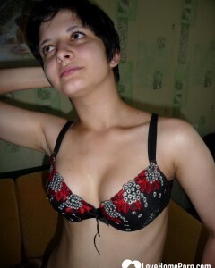 Smoking babysitter displays her pussy for the job