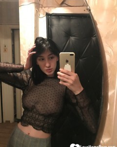 Busty beauty loves showing off her rack