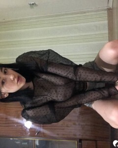 Busty beauty loves showing off her rack