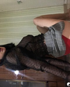 Busty beauty loves showing off her rack