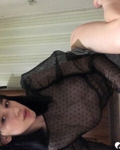 Busty beauty loves showing off her rack