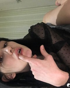 Busty beauty loves showing off her rack