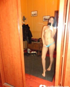 Eating a banana and posing naked for you