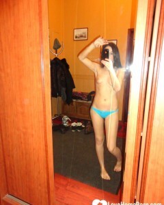 Eating a banana and posing naked for you