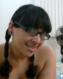 Nerdy babe will make your dreams come true