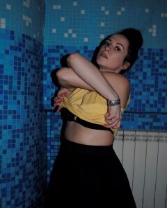 Because my wife was away, the babysitter knew we could have some fun.