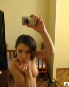 Just a lonely girl fooling around naked