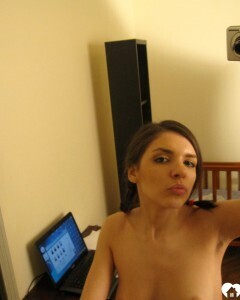 Just a lonely girl fooling around naked