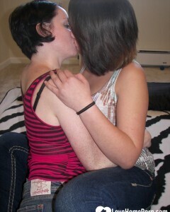 Brought her home for some pussy pleasuring action