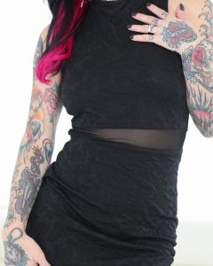 Joanna Angel shows off her pretty tattooed body 