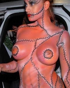 Hot long leg bikini blonde