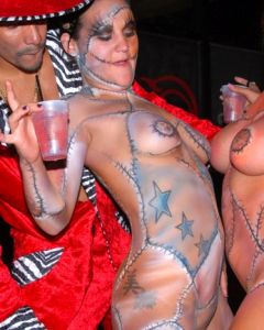 Hot long leg bikini blonde