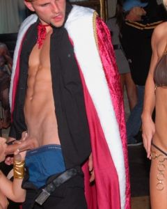 Hot long leg bikini blonde