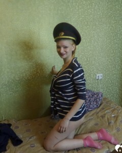 Girlfriend teases with a hot outfit before stripping