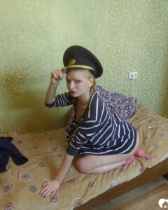 Girlfriend teases with a hot outfit before stripping