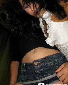 Gorgeous lesbian strip and pleasure one another's slit