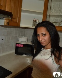 Spreading in the kitchen for my husband