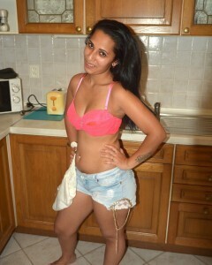 Spreading in the kitchen for my husband