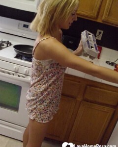 My wife really enjoys cooking while naked