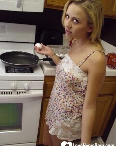 My wife really enjoys cooking while naked