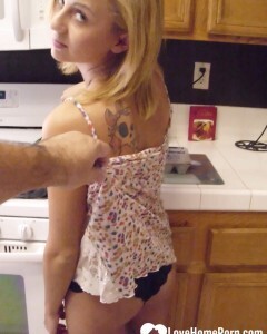 My wife really enjoys cooking while naked