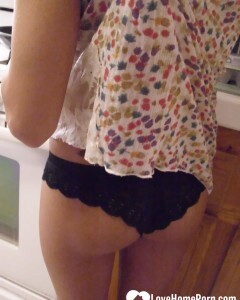 My wife really enjoys cooking while naked