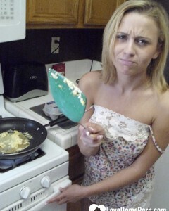 My wife really enjoys cooking while naked