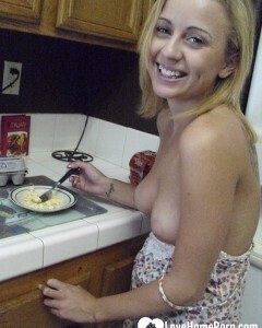 My wife really enjoys cooking while naked