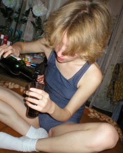 Private photos of Russian teen