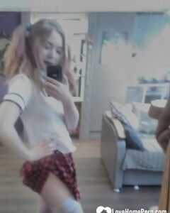 I got myself a naughty schoolgirl outfit