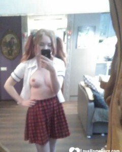 I got myself a naughty schoolgirl outfit