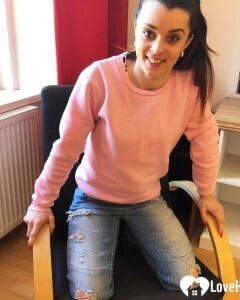 Getting naked in my new office chair