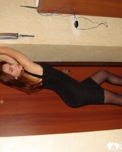 Stripping off my black dress for you
