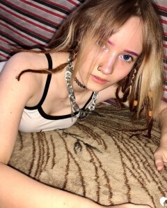 Teen in fishnets wants you inside of her