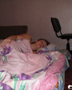 Closeup of my wife's sexy naked feet