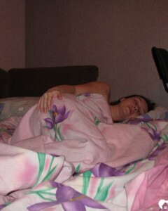 Closeup of my wife's sexy naked feet