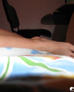 Closeup of my wife's sexy naked feet