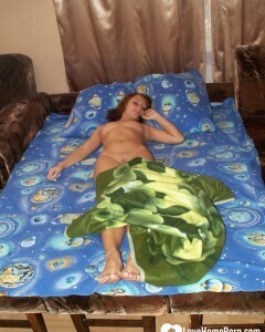 Sister's friend teases with her naked body