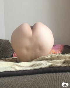 Lonely brunette killing time during COVID lockdown